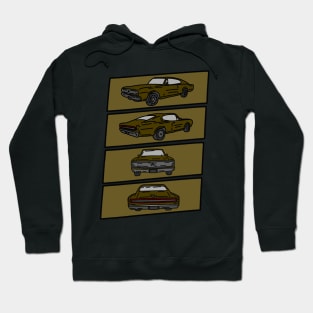 collection classic muscle car Hoodie